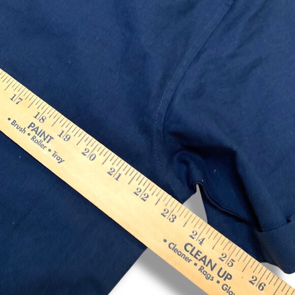 NWT Cubavera Men's Navy Linen Short-Sleeve Button-Up Shirt Sz L Havanna Cigar - Picture 6 of 7